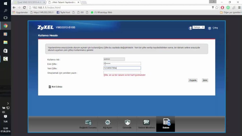 Modem Arayüzü Nasıl Açılır?
