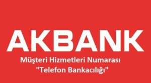 Akbank Telefon Bankacılığı – 444 25 25