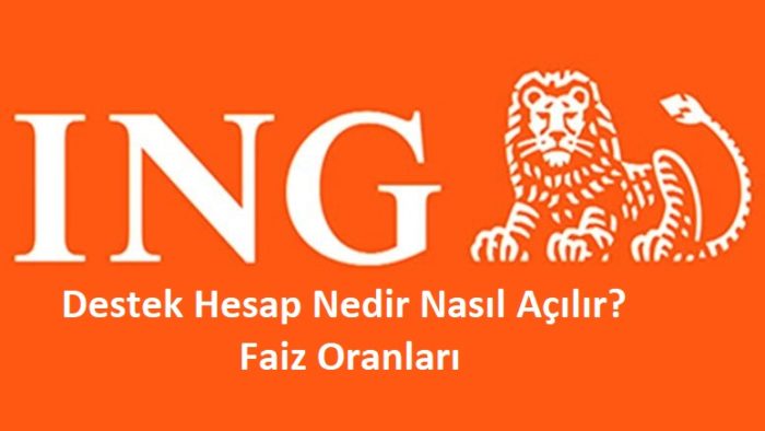 ING Bank Destek Hesap ve Özellikleri