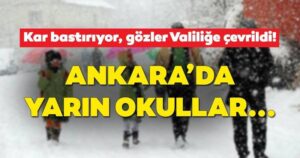 6 Şubat 2020 Ankara Okullara Tatil mi?