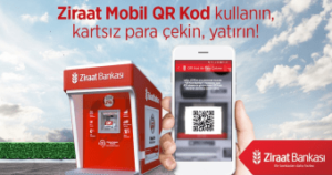 Ziraat Bankası ATM’den Kartsız Para Çekme  / Yatırma
