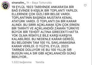 Ataturk Toplanti ve 2023 Karari